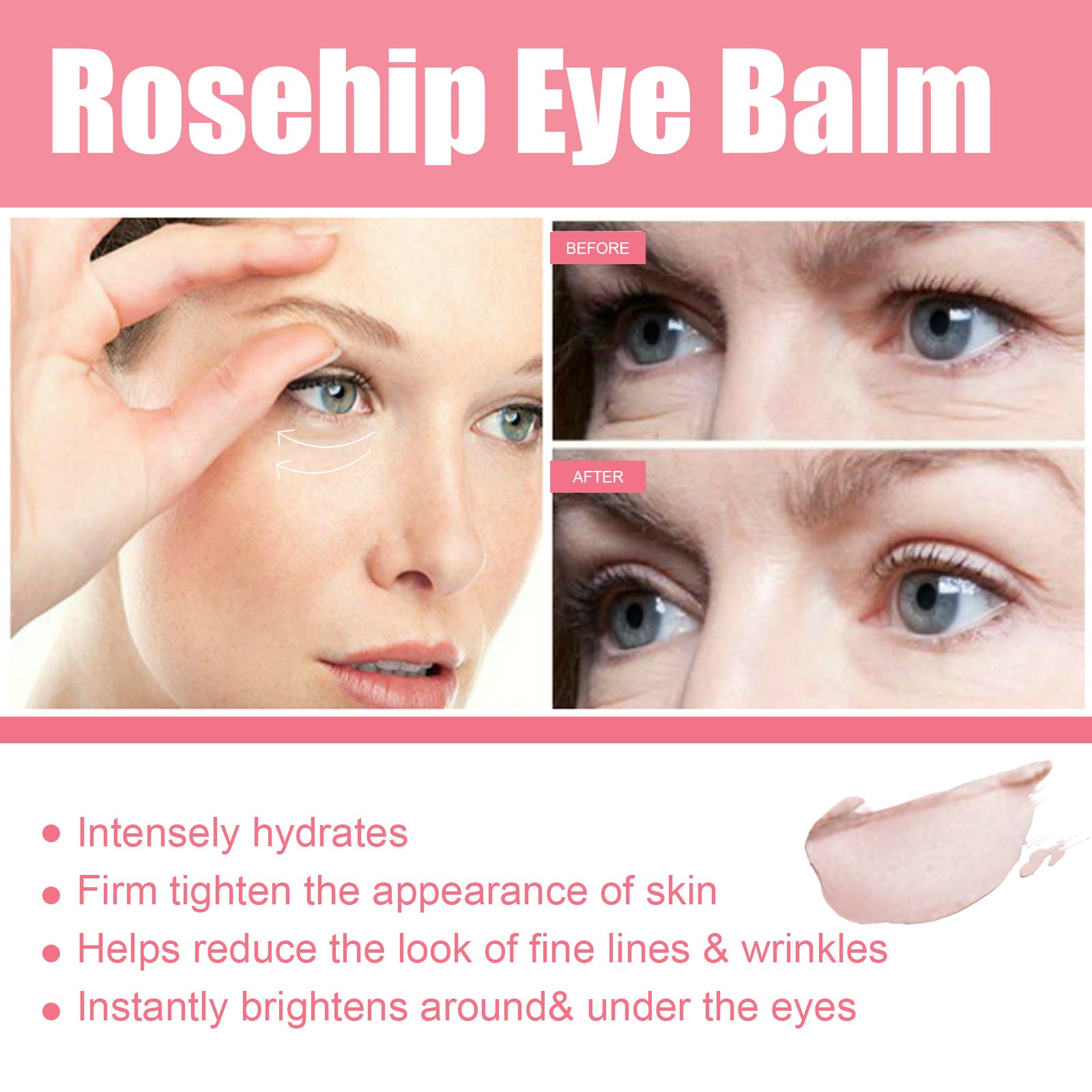 Women's Rosehip Renewing Eye Balm | Anti-Aging Eye Care