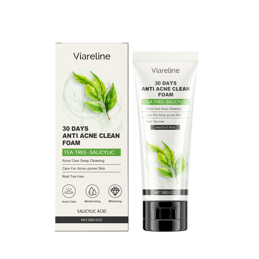 Viareline Salicylic Acid Facial Cleanser | Oil Control & Pore Refining