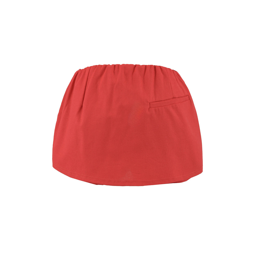 Red Mini Skirt